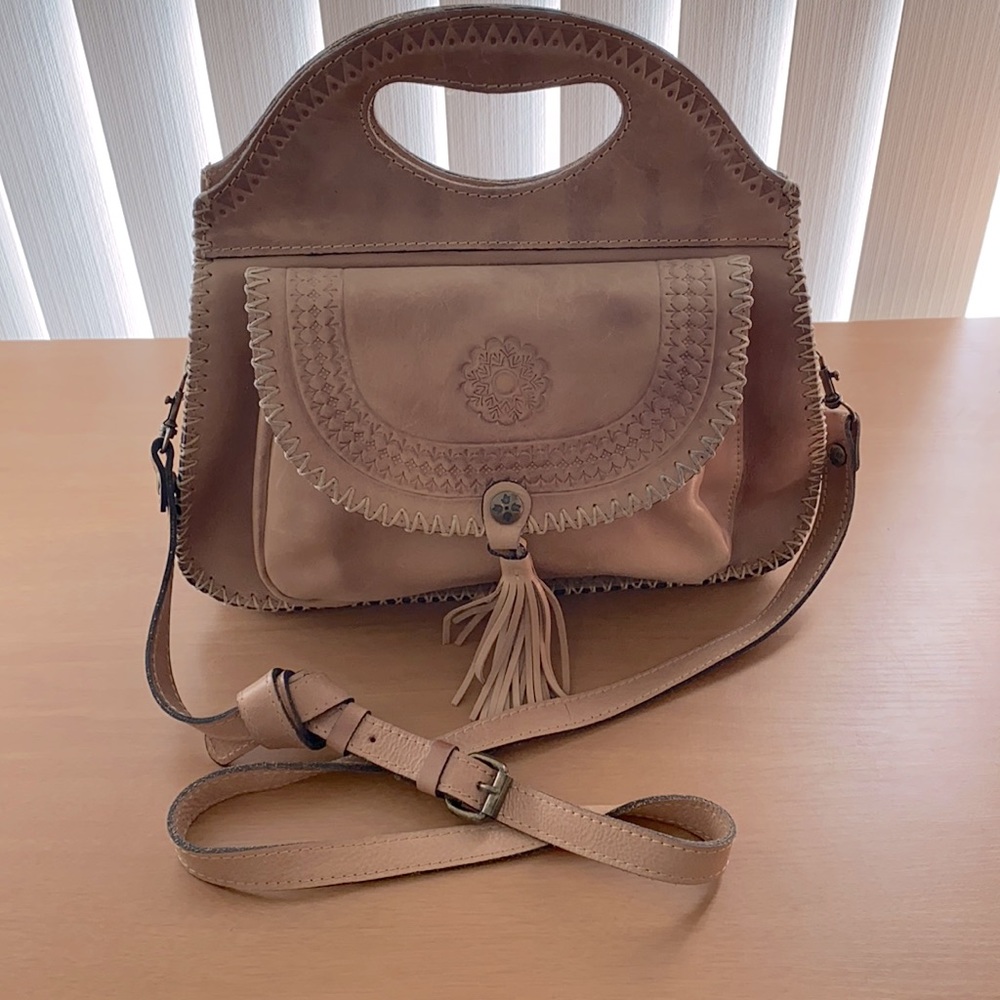 Patricia Nash purse - tan leather